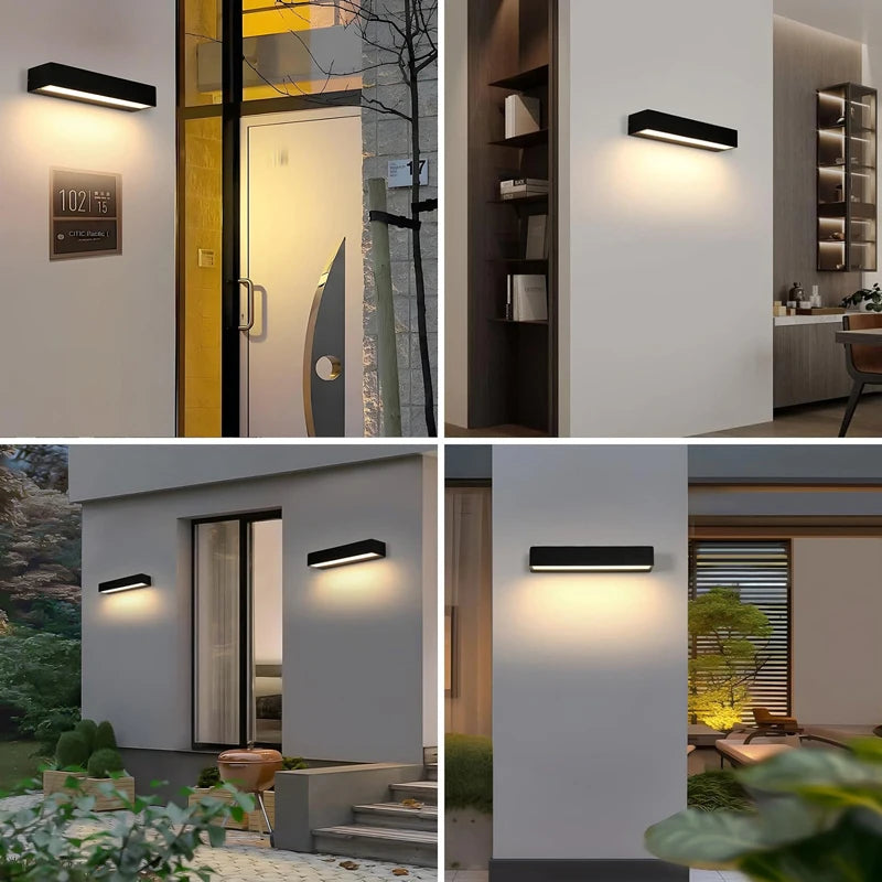 Led Outdoor Wall Light Waterproof IP65 Wall Lamp Indoor for Living Room Porch Garden Lights Terrace Decoration Balcony Lighting