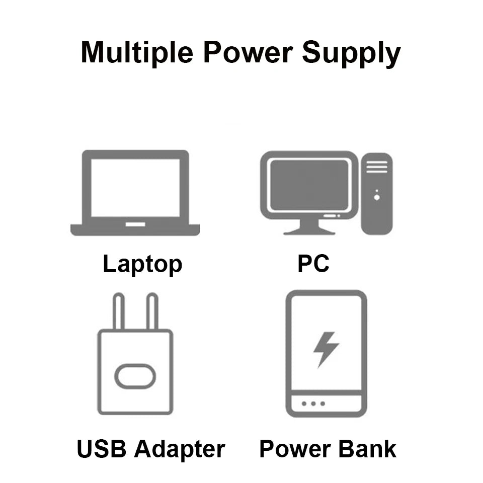 USB Light Plug In Lamp LED USB Book Light Eye Protection Reading Light Desk Lamps For Power Bank PC Laptop Notebook Night Light
