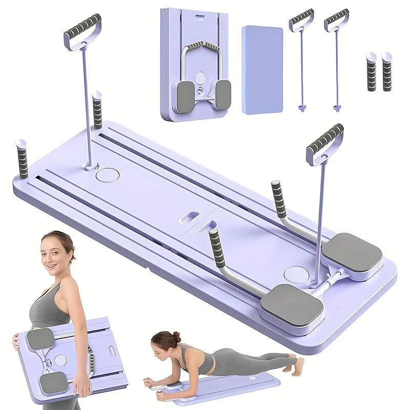 Buikspieroefenbord Fitnessbord Been- en armtoner Multifunctionele Pilates Reformer Set Fitnessapparatuur voor thuis
