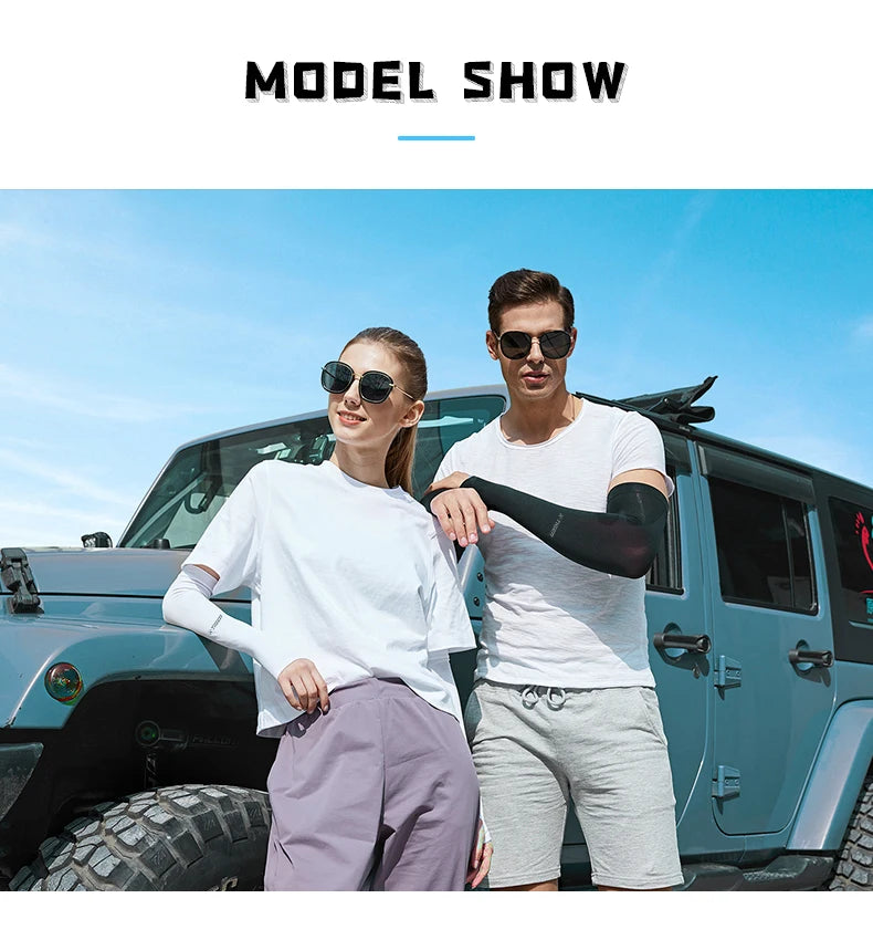 Arm Sleeves and Anti-UV Sunscreen For Sporting Activities -  Running, Cycling, and Other Outdoor Sports For Men & Women