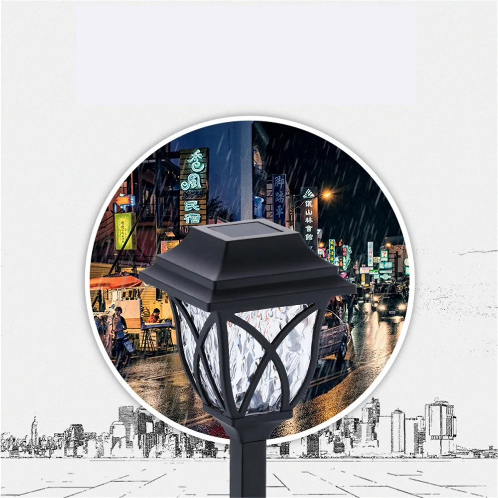 2 stuks Solar Led-verlichting voor buiten, waterdicht, plug-in in de grond, gazonlampen, padverlichting, tuin, patio, tuindecoratie