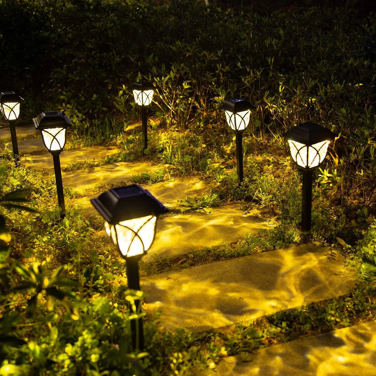 2 stuks Solar Led-verlichting voor buiten, waterdicht, plug-in in de grond, gazonlampen, padverlichting, tuin, patio, tuindecoratie