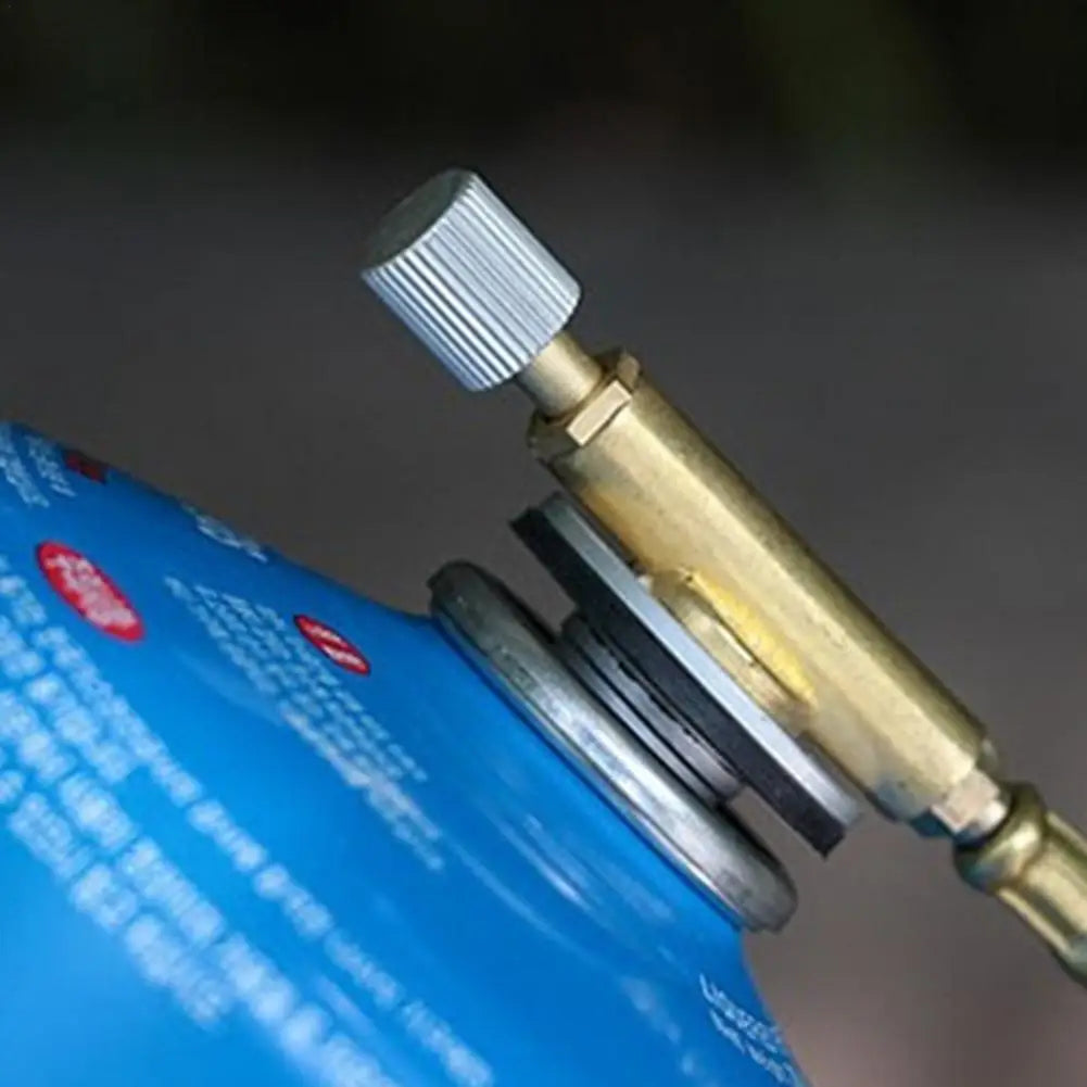 Outdoor Gas Stove Pipe Valve Stainless Steel Braided Hose Stove Burner Adapter Valve Connector For Camping Stove Accessories