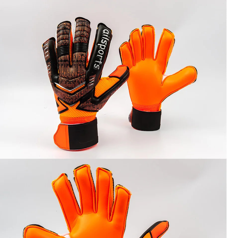 Shinestone Professional Goalkeeper Gloves Finger Protection Latex Non-slip Soccer Goalie Gloves Football Goalkeeper Gloves