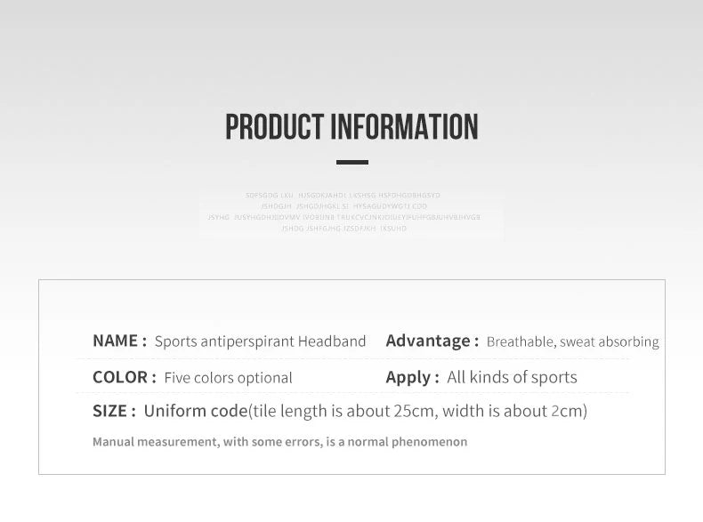 Men Women Headband Sport Sweat Hair Bands Forehead Protection Running Fitness Yoga Tenis Elastic Sweatband