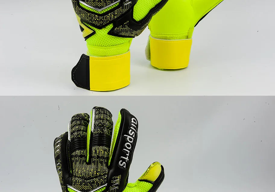 Shinestone Professional Goalkeeper Gloves Finger Protection Latex Non-slip Soccer Goalie Gloves Football Goalkeeper Gloves