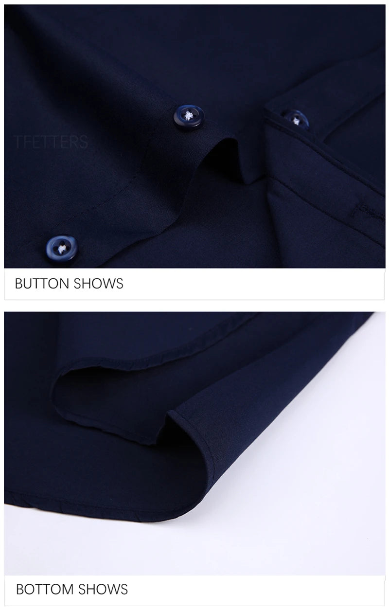Summer Business Shirt Men Short Sleeves Button Up Shirt Turn-down Collar Casual Shirts Men's Clothing Plus Size 5XL