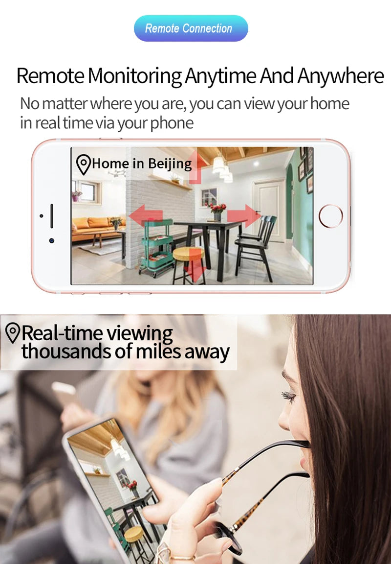 JIENUO 5MP Wifi Camera IP Outdoor Waterproof Wireless NightVision Onvif 1080P Audio Security Surveillance HD 2mp Home Cam CamHi