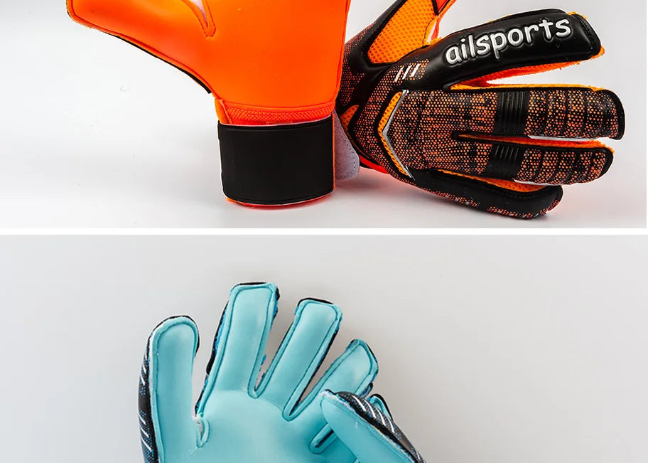 Shinestone Professional Goalkeeper Gloves Finger Protection Latex Non-slip Soccer Goalie Gloves Football Goalkeeper Gloves