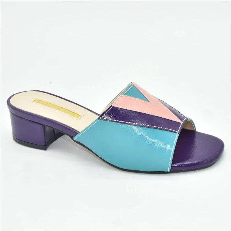 Fashion Shoes for Women Sandals Wedding Shoes Bride Pumps Women Shoes Mixed Color Low Heels Plus Size Ladies Shoe and Sandals