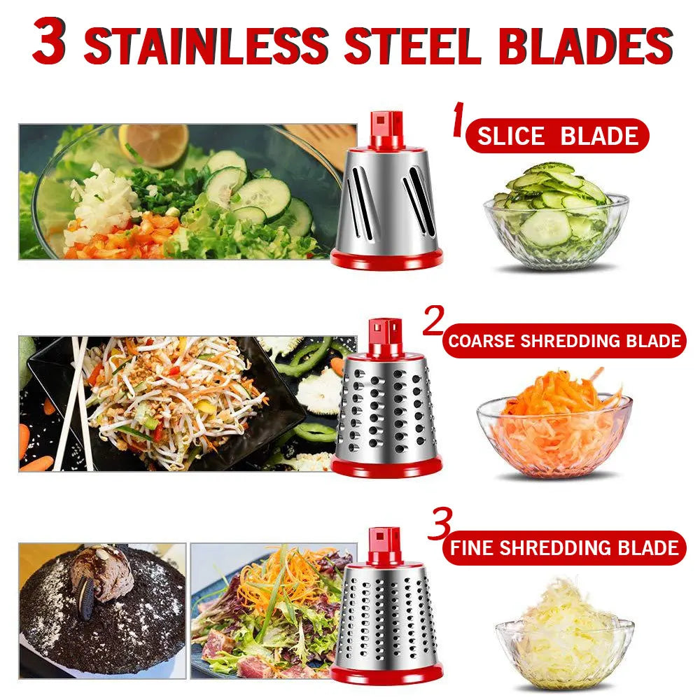Manual Vegetable Cutter Slicer Kitchen Accessories Multifunctional Round Rotate Mandoline Slicer Potato Cheese Kitchen Gadgets