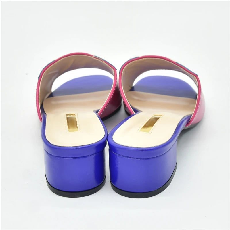 Fashion Shoes for Women Sandals Wedding Shoes Bride Pumps Women Shoes Mixed Color Low Heels Plus Size Ladies Shoe and Sandals