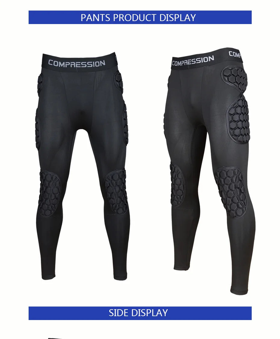 Professional goalkeeper armor uniforms football goalkeeper jerseys thicken EVA sponge elbow goalkeeper sports uniforms