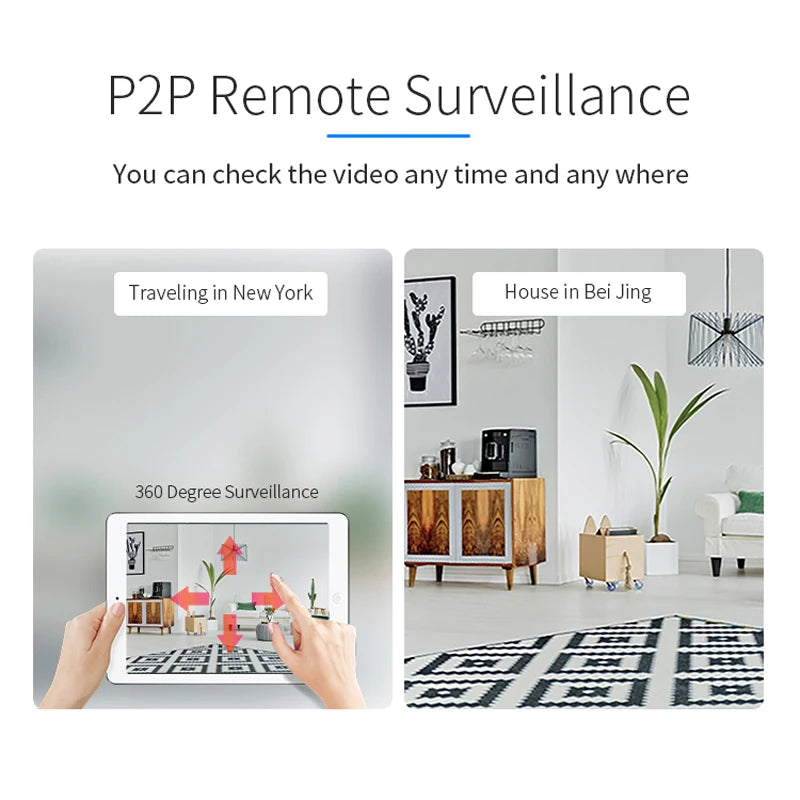 JIENUO 5MP Wifi Camera IP Outdoor Waterproof Wireless NightVision Onvif 1080P Audio Security Surveillance HD 2mp Home Cam CamHi