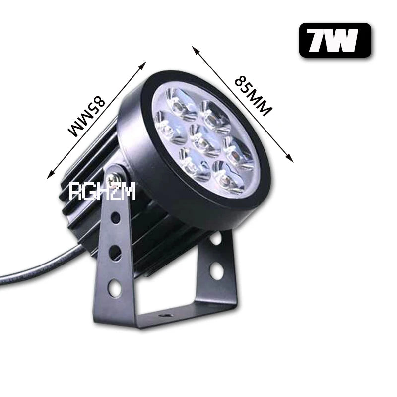 LED Garden Lights 1W 3W 7W Lawn Lamp Waterproof IP65 DC12V 24V Garden Decoration Path Street Spotlights Outdoor Lighting AC220V