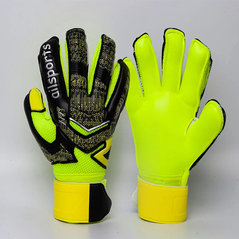 Shinestone Professional Goalkeeper Gloves Finger Protection Latex Non-slip Soccer Goalie Gloves Football Goalkeeper Gloves