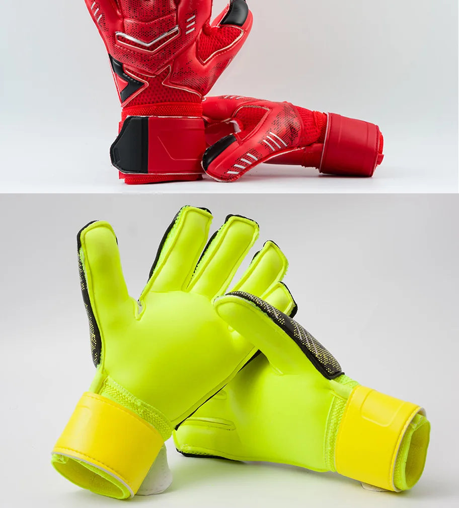 Shinestone Professional Goalkeeper Gloves Finger Protection Latex Non-slip Soccer Goalie Gloves Football Goalkeeper Gloves