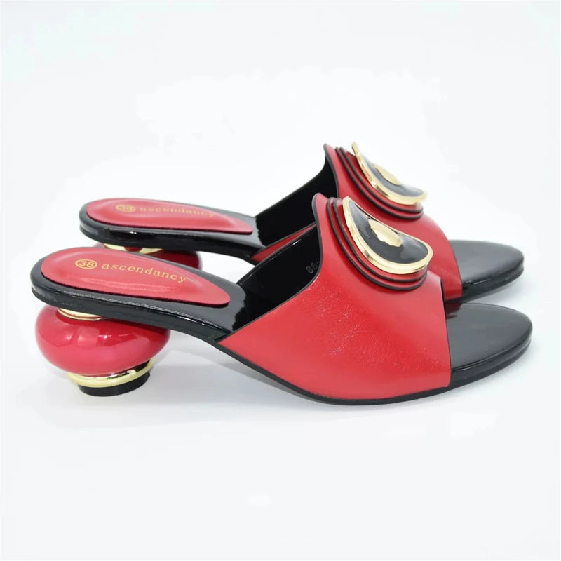 Fashion Aquare Toe High Heels Sandals Women Shoes Ladies Footwear Comfortable Fashion Sexy Wedding Shoe Female Summer Slippers