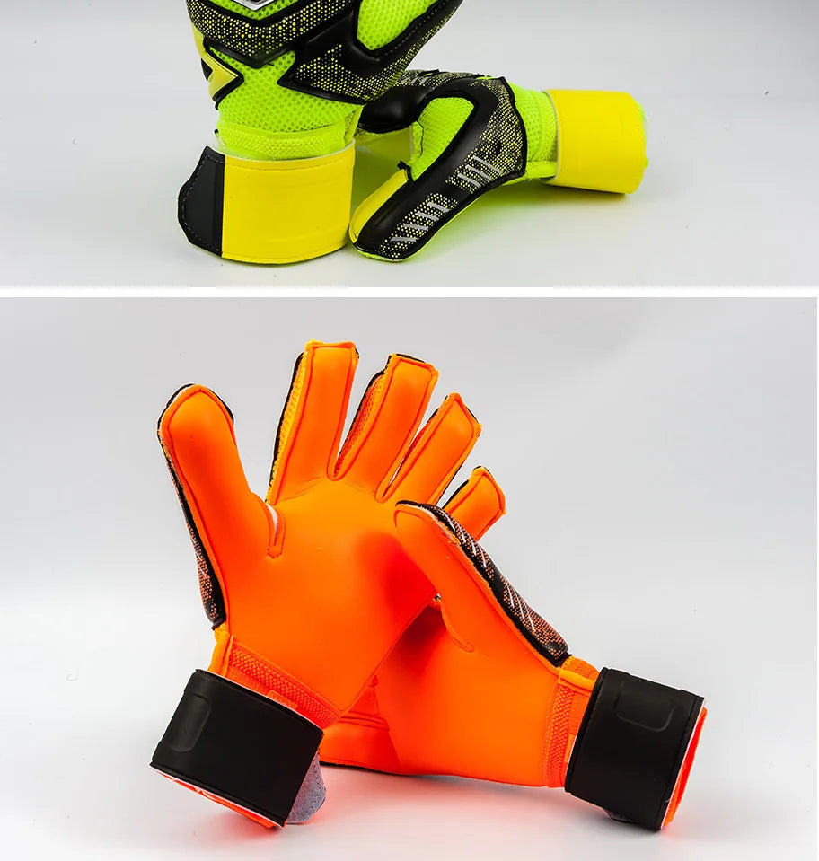 Shinestone Professional Goalkeeper Gloves Finger Protection Latex Non-slip Soccer Goalie Gloves Football Goalkeeper Gloves