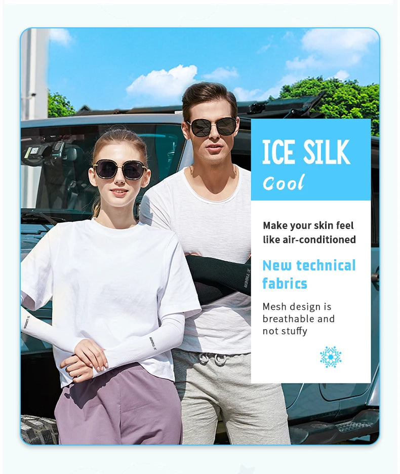 Arm Sleeves and Anti-UV Sunscreen For Sporting Activities -  Running, Cycling, and Other Outdoor Sports For Men & Women