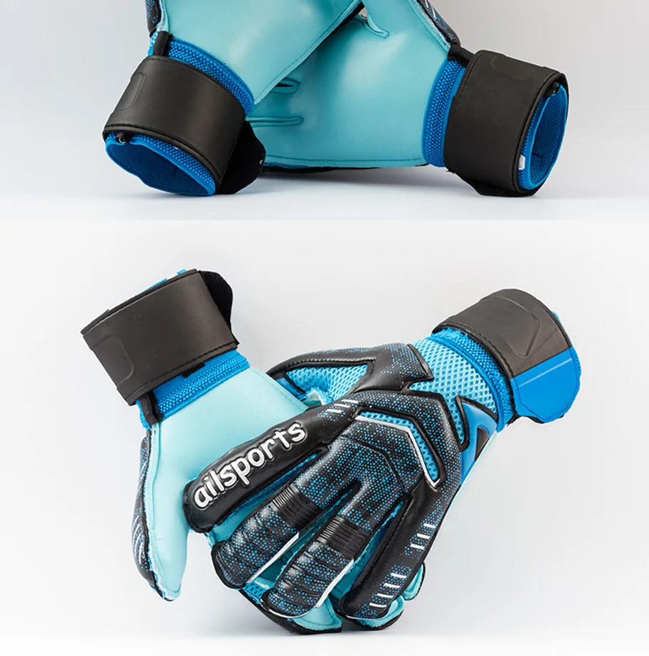 Shinestone Professional Goalkeeper Gloves Finger Protection Latex Non-slip Soccer Goalie Gloves Football Goalkeeper Gloves