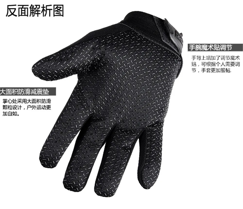 Fly Fishing Gloves, Camouflage Waterproof Anti-Slip Breathable Glove, Full Finger Durable Fishing Cycling Glove