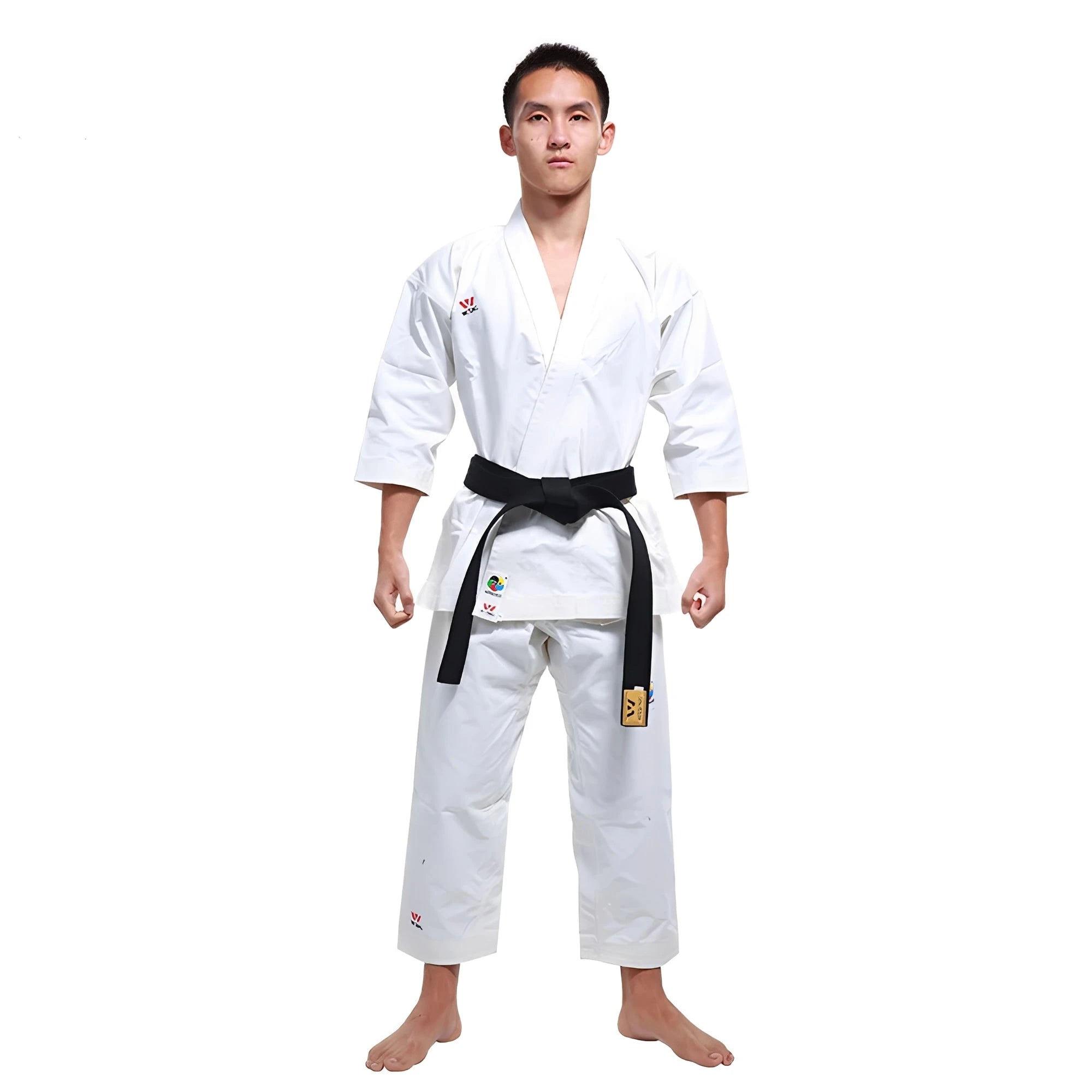 WESING WKF Approved Karate Gi Uniform – Kumite & Kata Training Suit for Adults & Kids Competition Karate Uniform