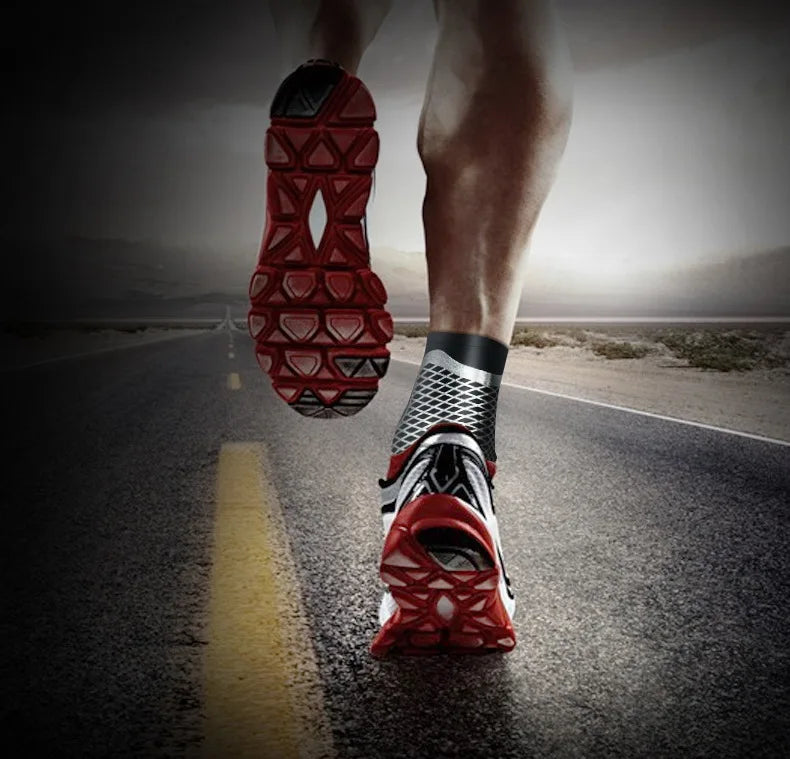 1 stuks neopreen sport enkelbrace voor mannen en vrouwen, compressie vaste Jiont enkelondersteuningsbeschermer, sok om pijn te verlichten, wandelen, sportschool