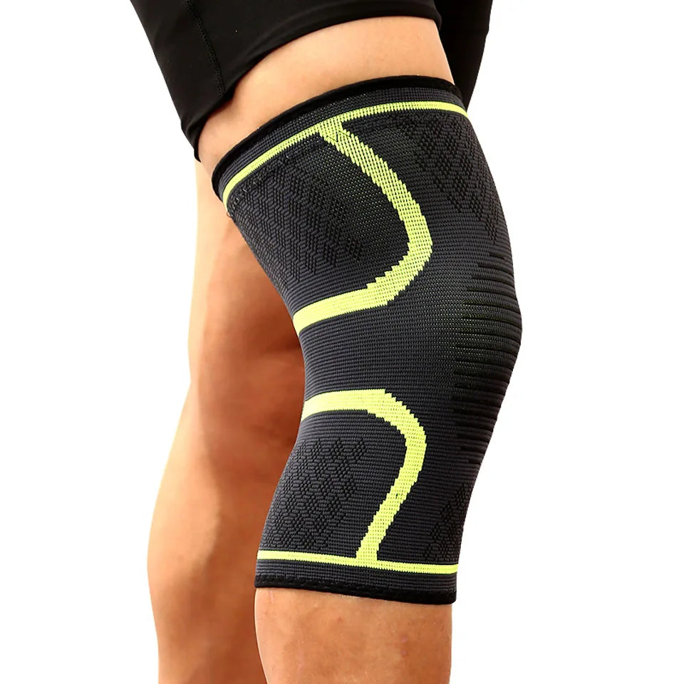 1 STUKS Fitness Hardlopen Fietsen Knie Ondersteuning Braces Elastische Nylon Sport Compressie Kniebeschermer Mouw voor Basketbal Volleybal