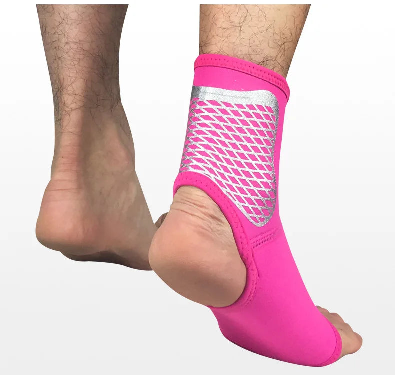 1 stuks neopreen sport enkelbrace voor mannen en vrouwen, compressie vaste Jiont enkelondersteuningsbeschermer, sok om pijn te verlichten, wandelen, sportschool
