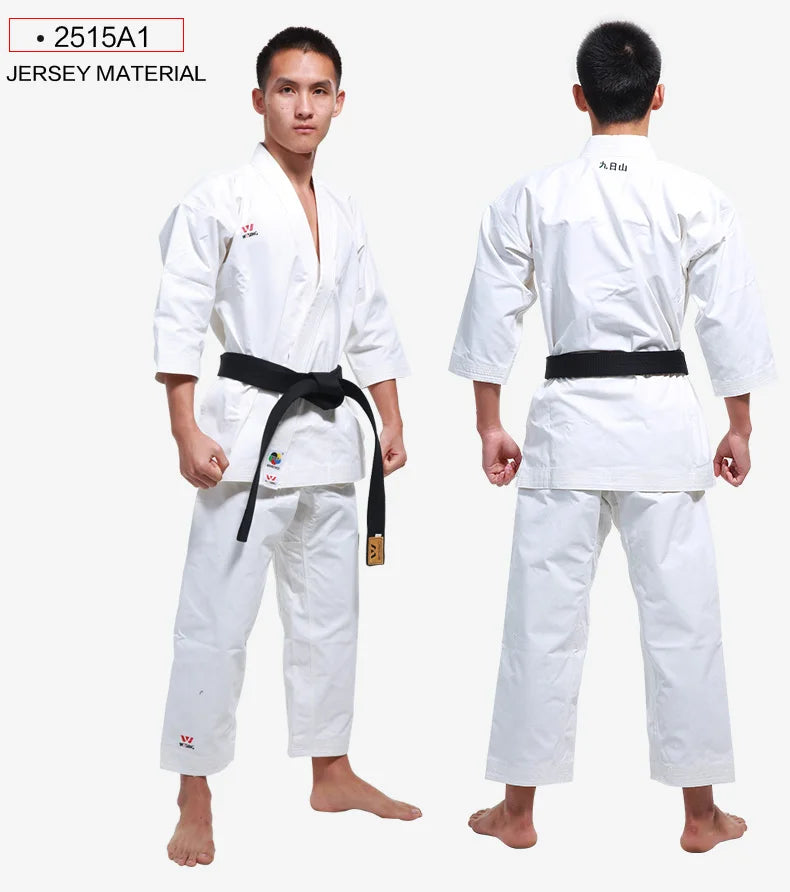 WESING WKF Approved Karate Gi Uniform – Kumite & Kata Training Suit for Adults & Kids Competition Karate Uniform