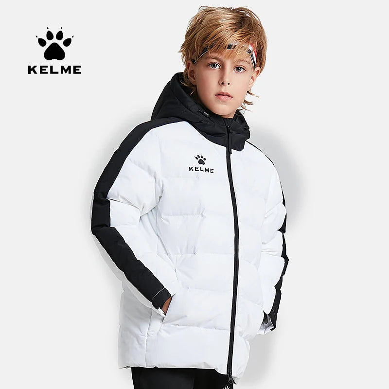 Kids Cotton Clothing Winter Long Jacket Sports Hooded Outwear Baby Children Windproof  Warm Outdoor Cotton Coat 3883405