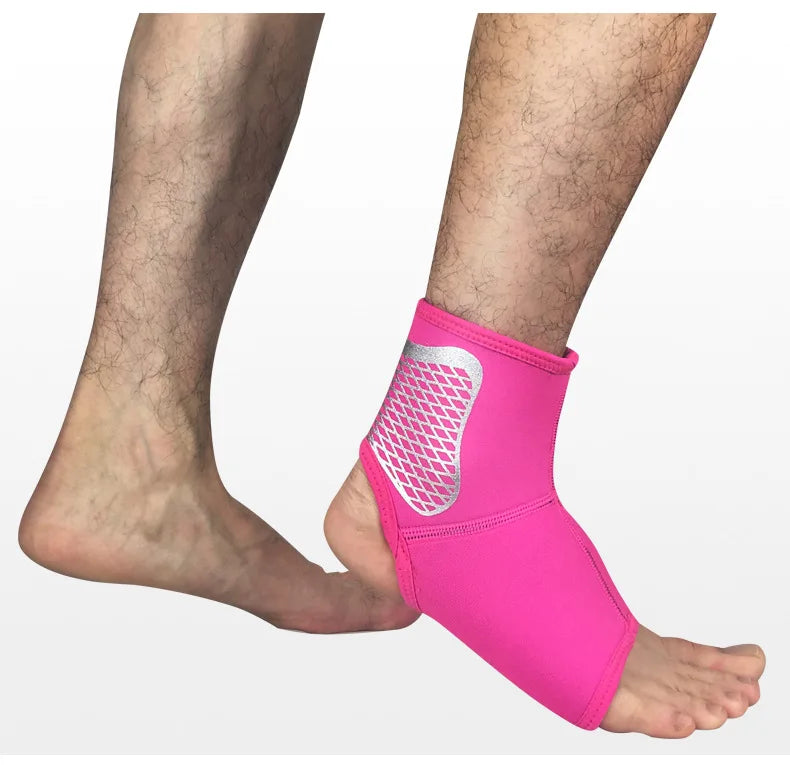 1 stuks neopreen sport enkelbrace voor mannen en vrouwen, compressie vaste Jiont enkelondersteuningsbeschermer, sok om pijn te verlichten, wandelen, sportschool