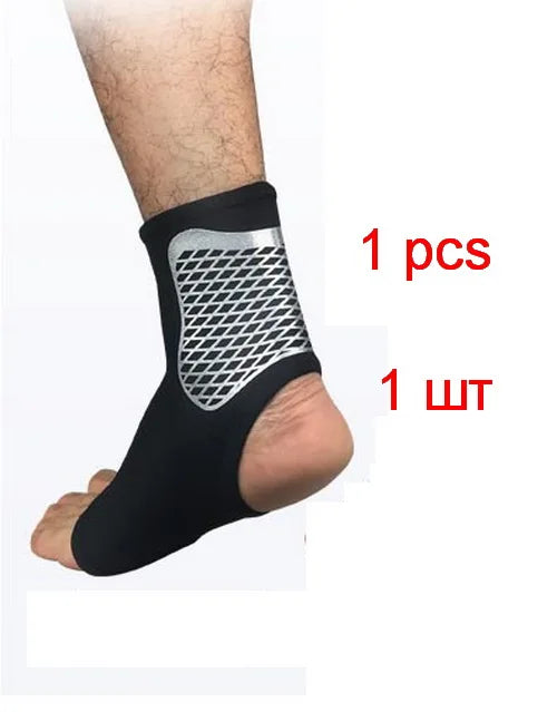 1 stuks neopreen sport enkelbrace voor mannen en vrouwen, compressie vaste Jiont enkelondersteuningsbeschermer, sok om pijn te verlichten, wandelen, sportschool