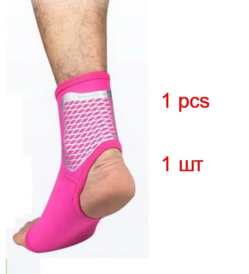 1 stuks neopreen sport enkelbrace voor mannen en vrouwen, compressie vaste Jiont enkelondersteuningsbeschermer, sok om pijn te verlichten, wandelen, sportschool