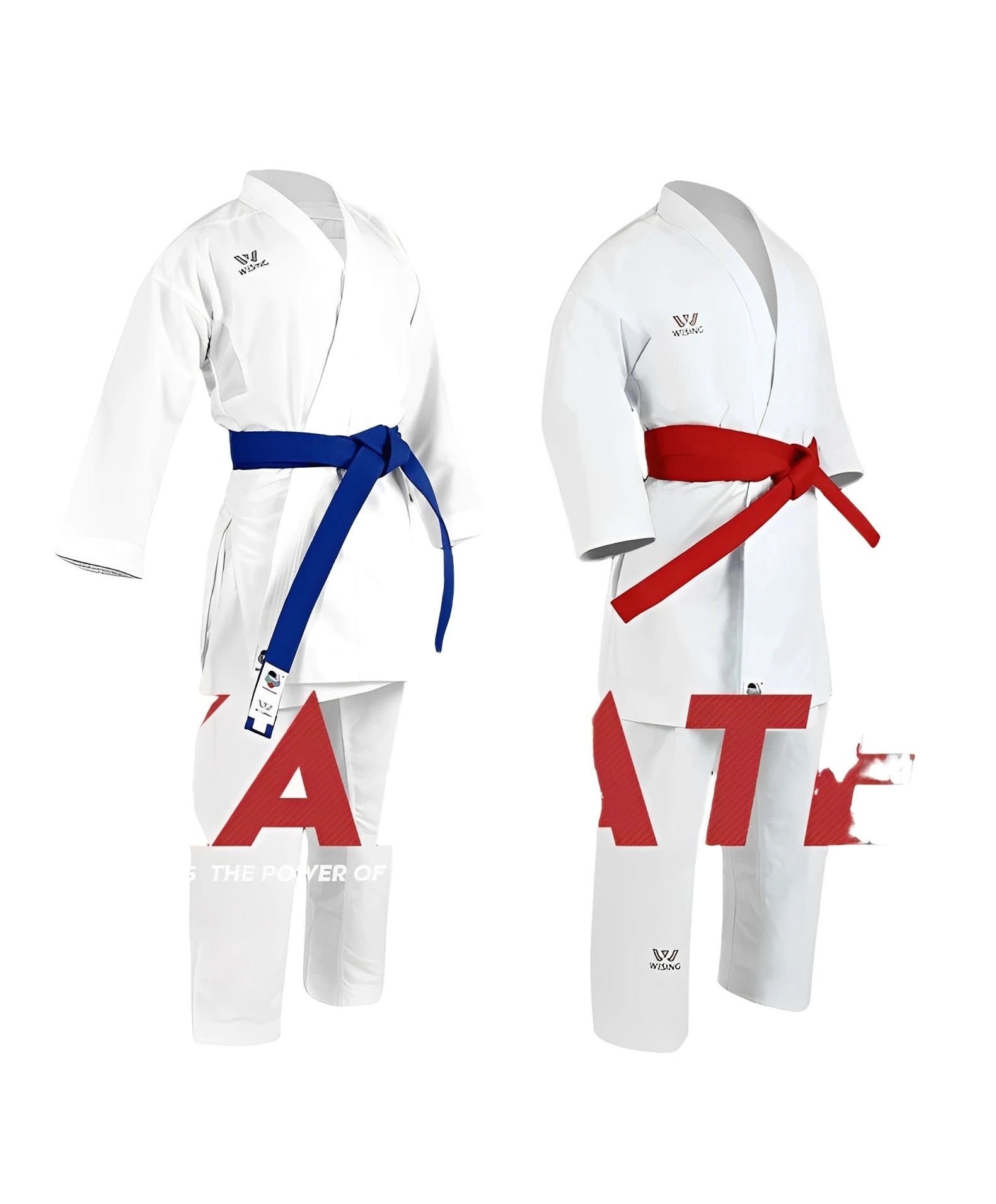 WESING WKF Approved Karate Gi Uniform – Kumite & Kata Training Suit for Adults & Kids Competition Karate Uniform