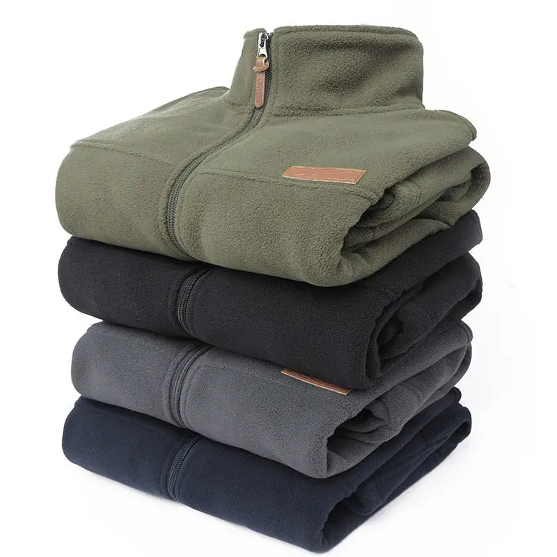 Herrenbekleidung Mantel Herren Dicke Warme Army Fleecejacke Patchwork Multi Pockets Polar Tec Herrenjacke und Mäntel Windbreaker für Herren