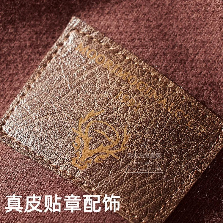 Autumn and Winter Fashion Pure Cotton Terry Heavyweight Thick Plus Velvet Hoodies for Men's Loose Hooded Pullover Sportswear