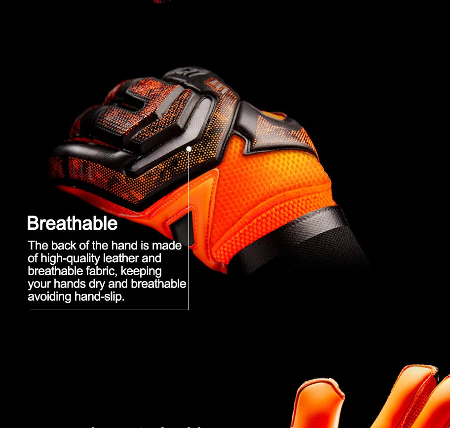 Shinestone Professional Goalkeeper Gloves Finger Protection Latex Non-slip Soccer Goalie Gloves Football Goalkeeper Gloves