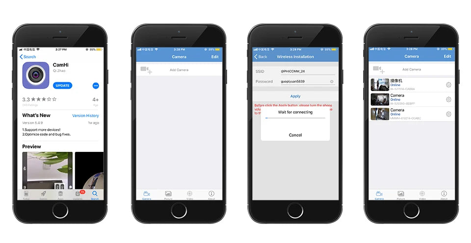 4MP 1080P IP Camera Outdoor WiFi Home Security Camera Wireless Surveillance Wi Fi Bullet Waterproof IP Video HD Camara CamHi Cam