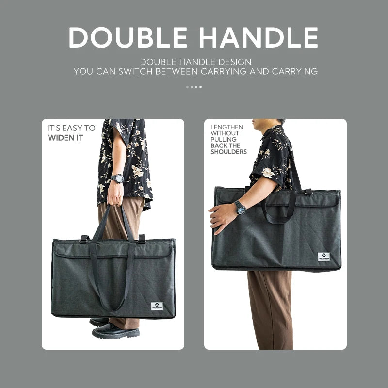 Portable Folding Net Table Storage Bag Multifunctional Camping Outdoor Picnic BBQ Foldable Desk Tablecloth Tote Bag