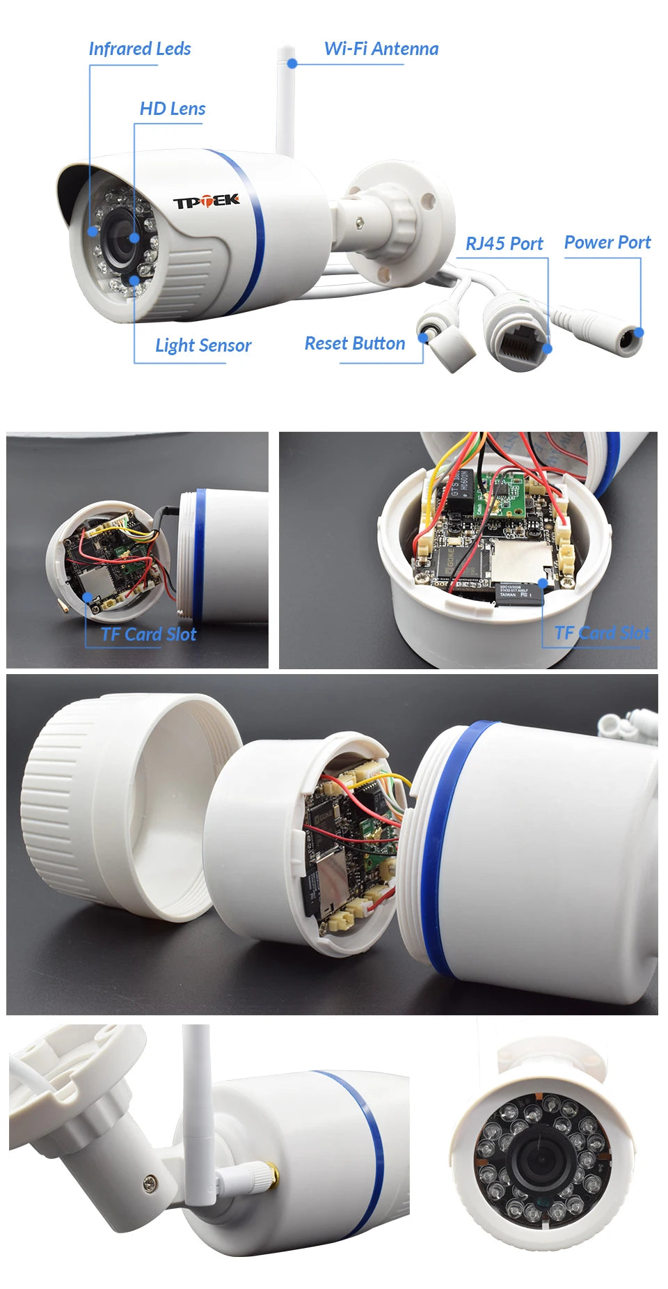 4MP 1080P IP Camera Outdoor WiFi Home Security Camera Wireless Surveillance Wi Fi Bullet Waterproof IP Video HD Camara CamHi Cam