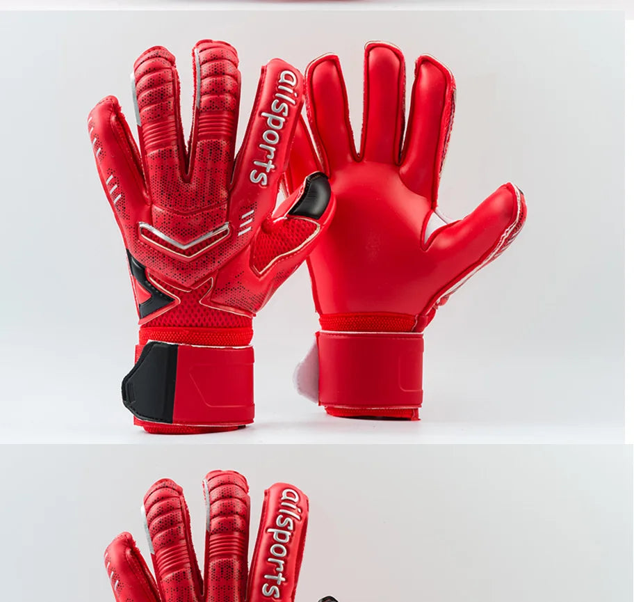 Shinestone Professional Goalkeeper Gloves Finger Protection Latex Non-slip Soccer Goalie Gloves Football Goalkeeper Gloves