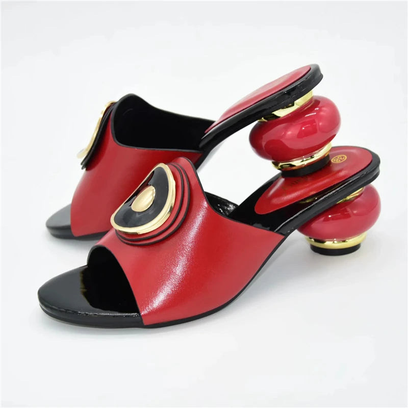 Fashion Aquare Toe High Heels Sandals Women Shoes Ladies Footwear Comfortable Fashion Sexy Wedding Shoe Female Summer Slippers