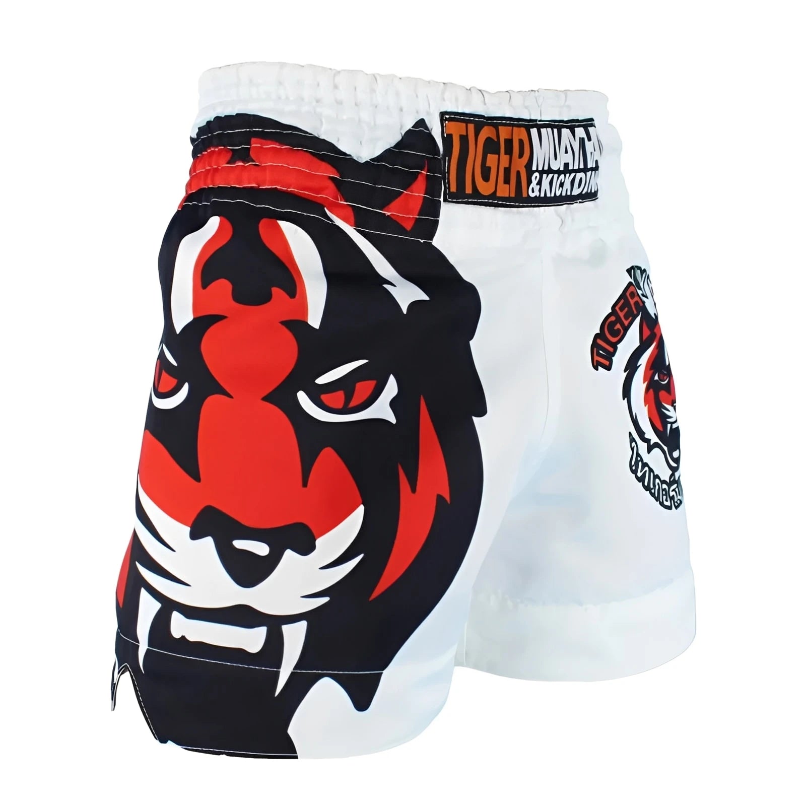 Men’s MMA Fight Shorts – Tiger Print Muay Thai, Kickboxing & Grappling Training Shorts for Boxing & Sanda