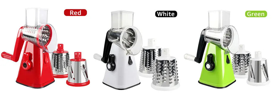 Manual Vegetable Cutter Slicer Kitchen Accessories Multifunctional Round Rotate Mandoline Slicer Potato Cheese Kitchen Gadgets