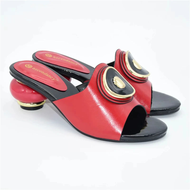 Fashion Aquare Toe High Heels Sandals Women Shoes Ladies Footwear Comfortable Fashion Sexy Wedding Shoe Female Summer Slippers