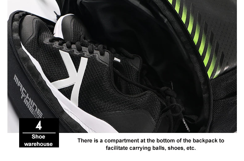 Sports Backpack Male And Female Student School Bag Fitness Backpack Training Bag With Shoe Warehouse  Capacity 9876004