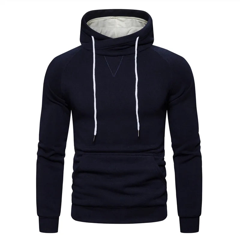 2021 neue Herbst Winter Baumwolle Hoodied Herren Sweatshirts Solide Hoody Fleece Dicken Hoodies Männer Sportswear Zipper Sweatshirts Männer