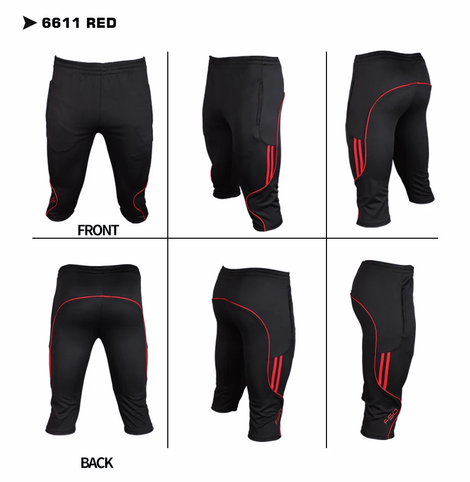 Men 3/4 Shorts New Soccer Pants Slim Sports Jogging Pants Men Training Running Trousers Football Male 3/4 Soccer Training Pants